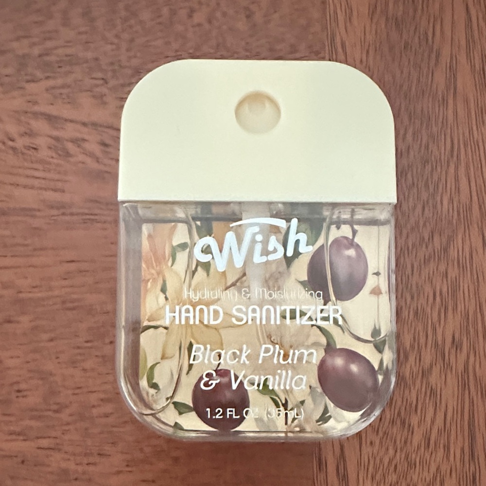 Wish Cream Hand Sanitizer with Black Plum & Vanilla